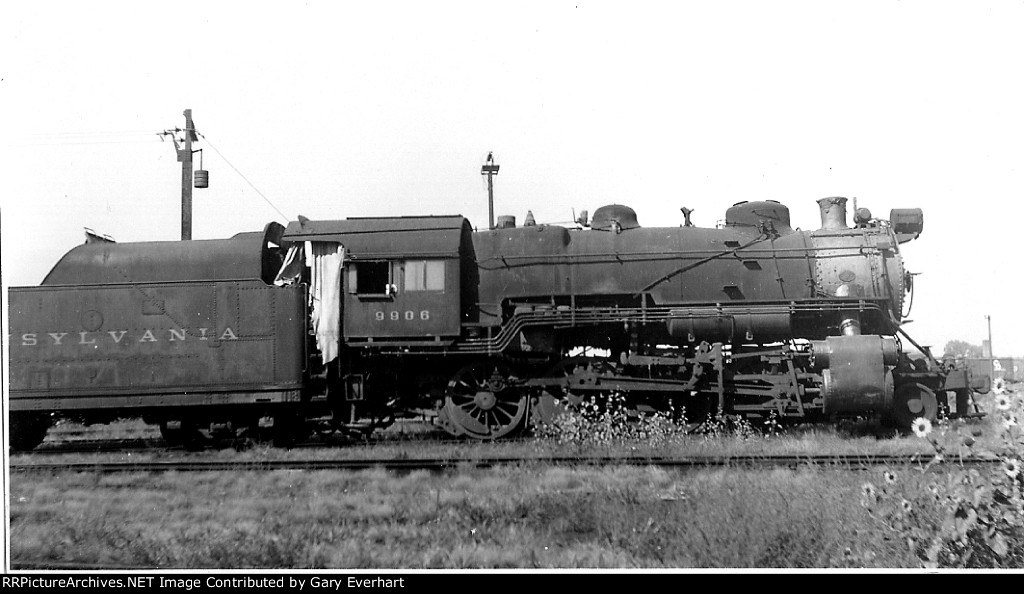 PRR 2-8-0 #9906 - Pennsylvania RR